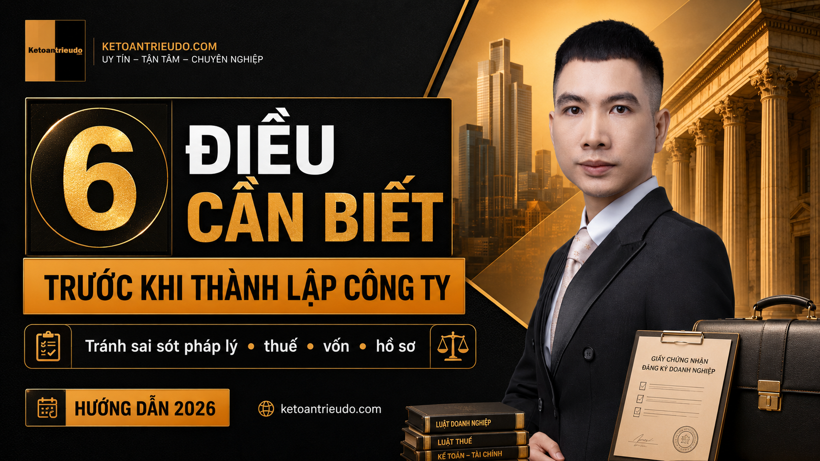 Trước khi thành lập công ty, người sáng lập cần hiểu rõ về loại hình doanh nghiệp, vốn điều lệ, ngành nghề kinh doanh, hồ sơ pháp lý và nghĩa vụ thuế ban đầu để tránh rủi ro trong quá trình vận hành.